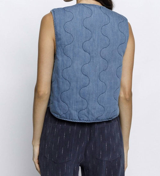Storia - Denim Bow-tie Vest
