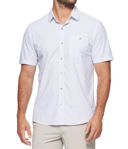 Flags & Anthem - Ripley Short Sleeve Geo Print Performance Shirt