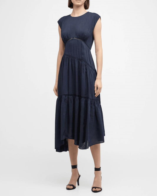 Frame - Gathered Tier Hem Dress