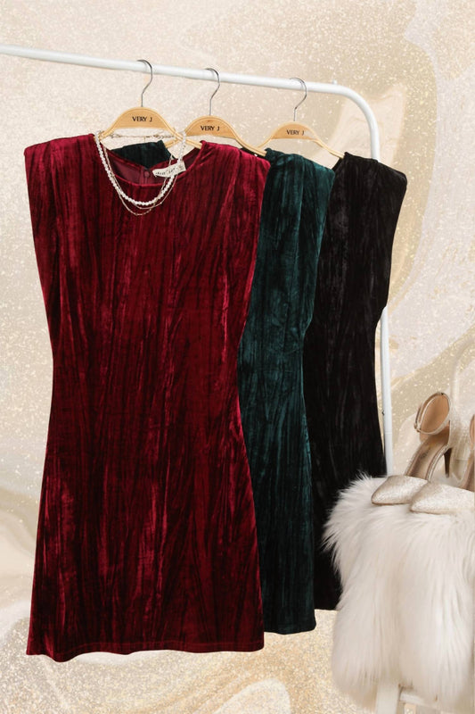 Hyfve - Velvet Mini Dress