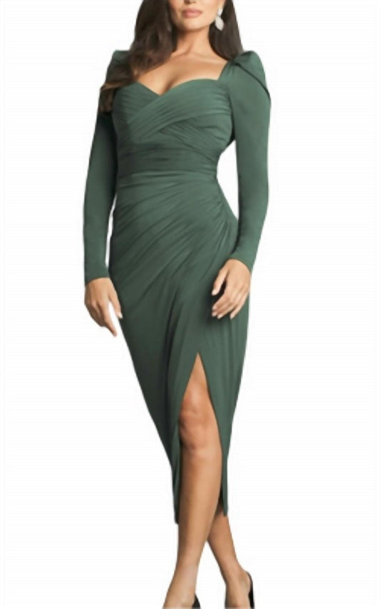 Jovani - Ruched Evening Dress