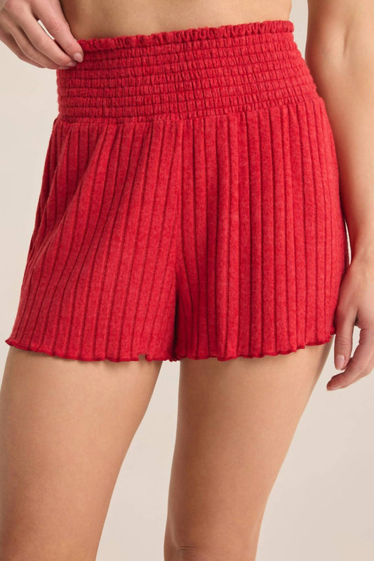 Z Supply - SMOCKED RIB SHORT