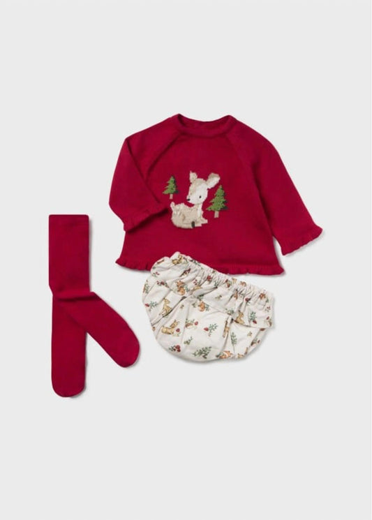 Mayoral - Girl's Deer Sweater Set
