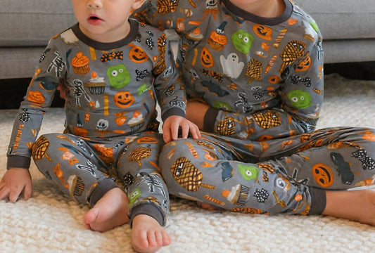 Kickee - Boy's Long Sleeve Pajama Set