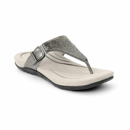 Aetrex - Women's Rae Sparkle Thong Sandal