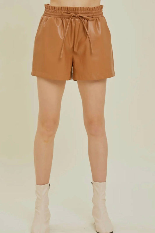 Sixty One - Harper Leather Shorts