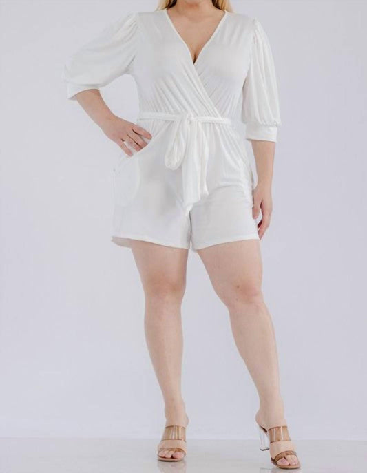 Karen T Design - Tie-up Detailed Romper