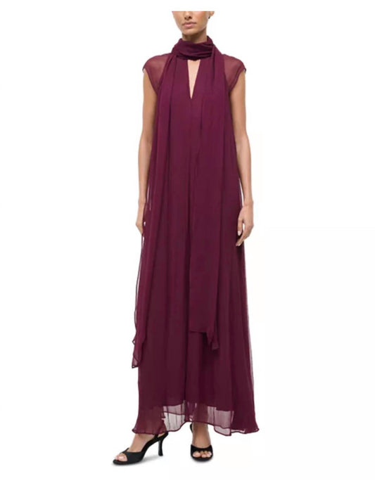 Staud - Camilla Tie Neck Maxi Dress