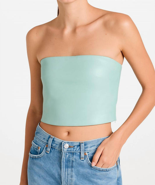 Susana Monaco - Faux Leather Tube Top