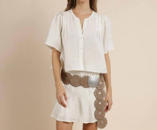 Sage The Label - Dream Drift Pintuck Top