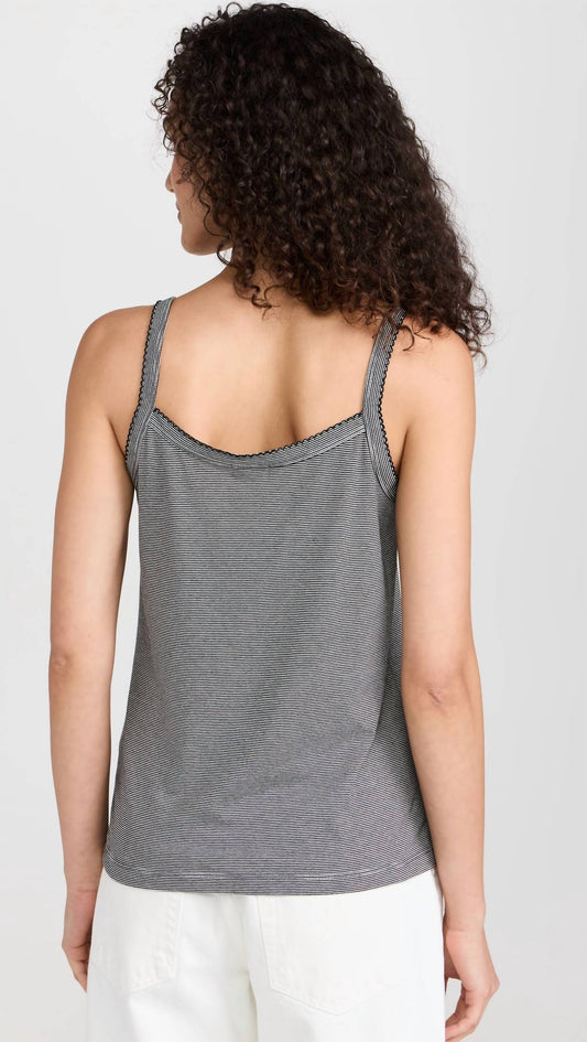 Donni. - The Jersey Stripe Spaghetti Tank