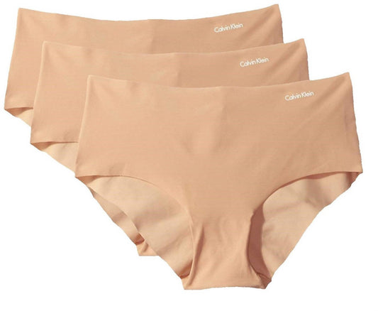 Calvin Klein - Women's 3-Pack Invisibles Hipster Panty
