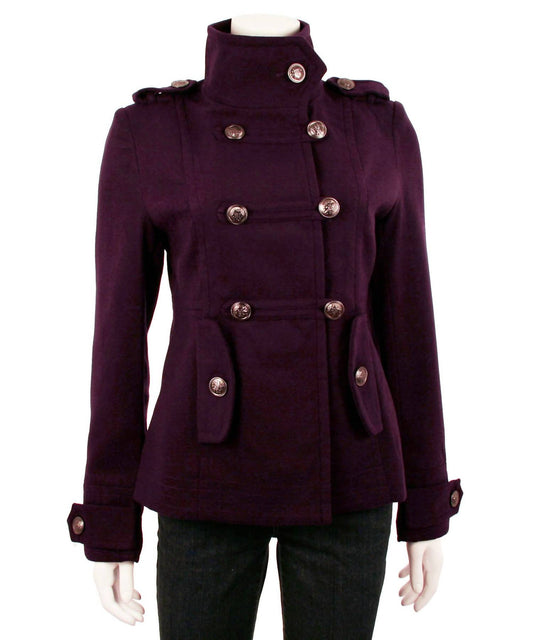Ci Sono By Cavalini - Women's Military Inspired Coat