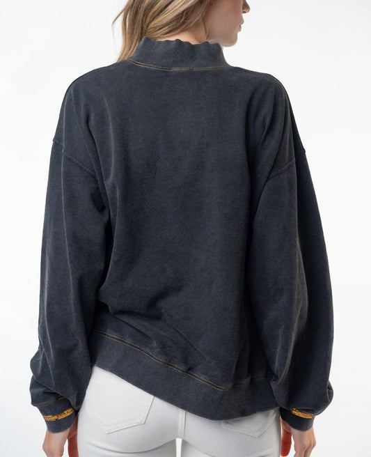 White Birch - Skate Sequin Embellished Sweatshirt
