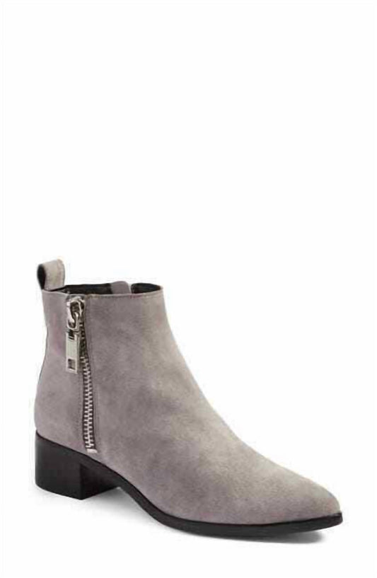 Dolce Vita - Women's Marra Suede Leather Double Zip Ankle Chelsea Boots
