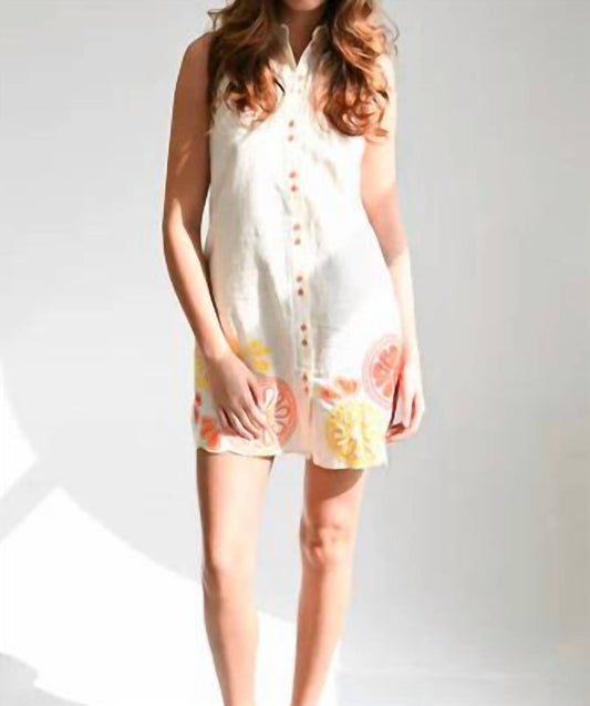 Never A Wallflower - Oranges Mini Dress