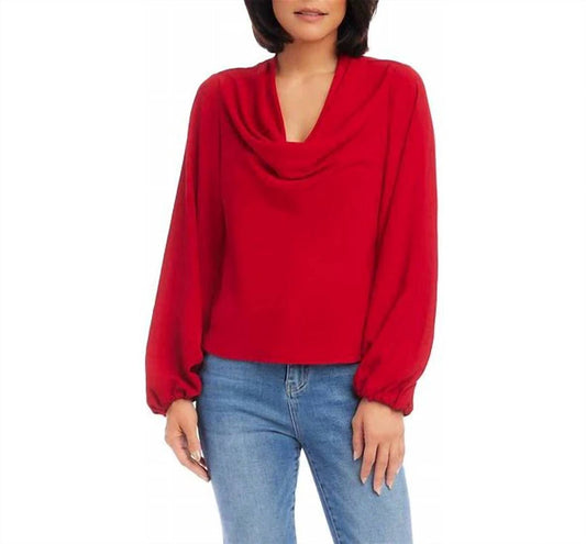 Karen Kane - Cowl Neck Top