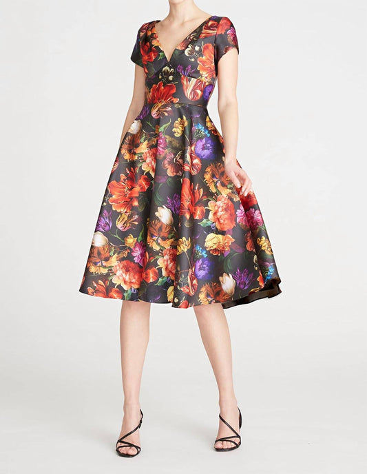 Theia - Women's Leilani Midi Dress