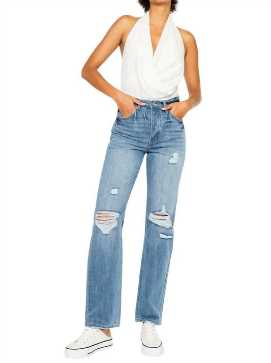 Kancan - Hattie High Rise 90's Straight Leg Jeans