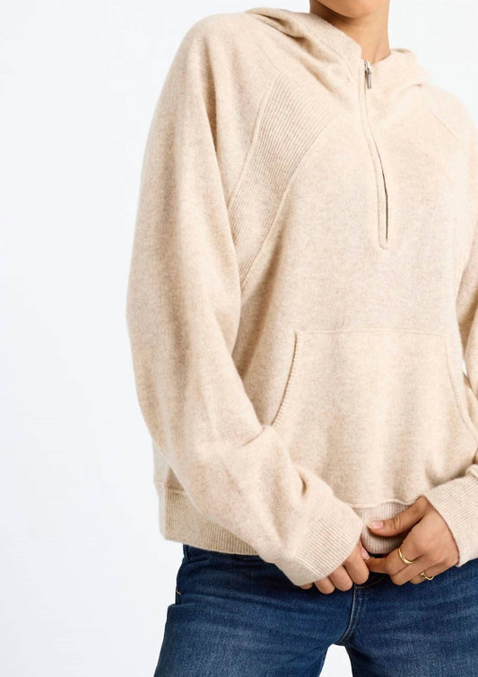 Brodie Cashmere - Lola Half-zip Hoodie