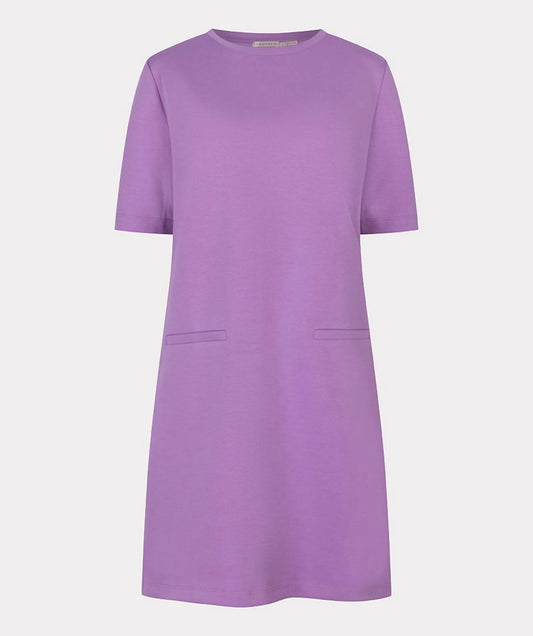 Esqualo - Dress R-neck paspel pockets