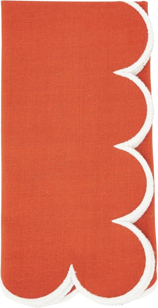 Saro Lifestyle - Scallop Cotton Napkins