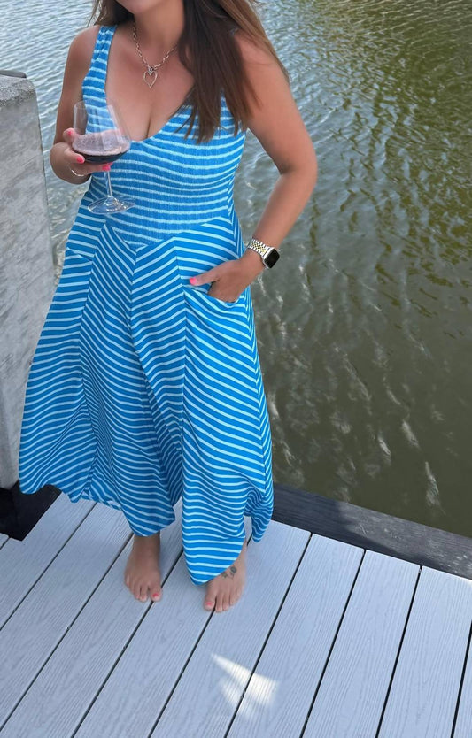 Blakeley - Luciana Stripe Maxi Dress