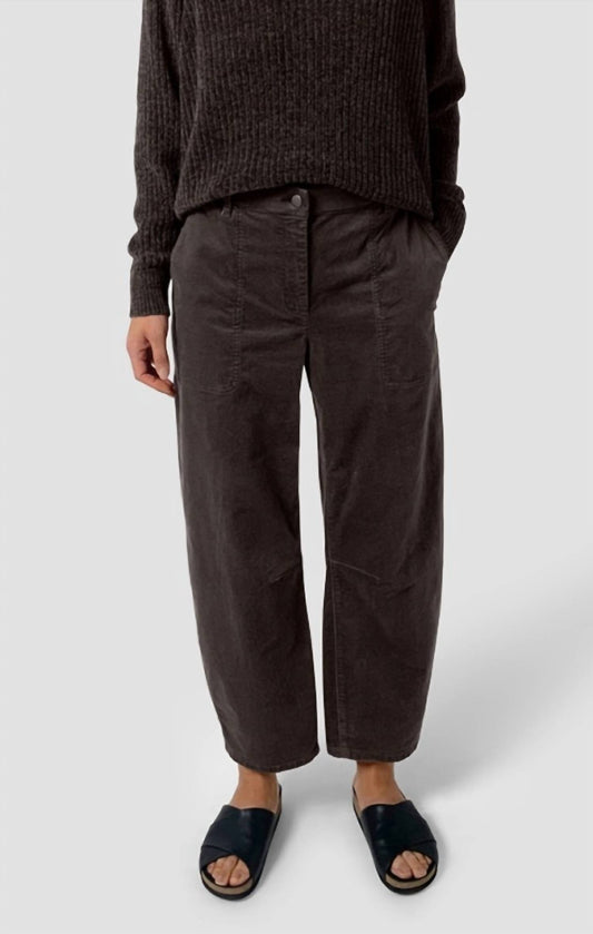 Eileen Fisher - Brushed Organic Cotton Barrel Pant
