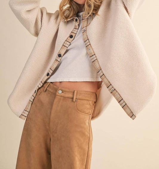 Klesis - Austin Plaid Contrast Sherpa Jacket