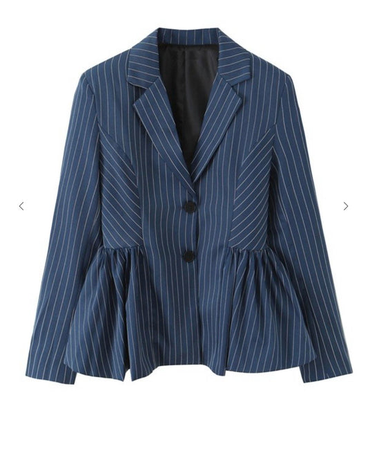 Sundayup - Women's Peplum Blazer