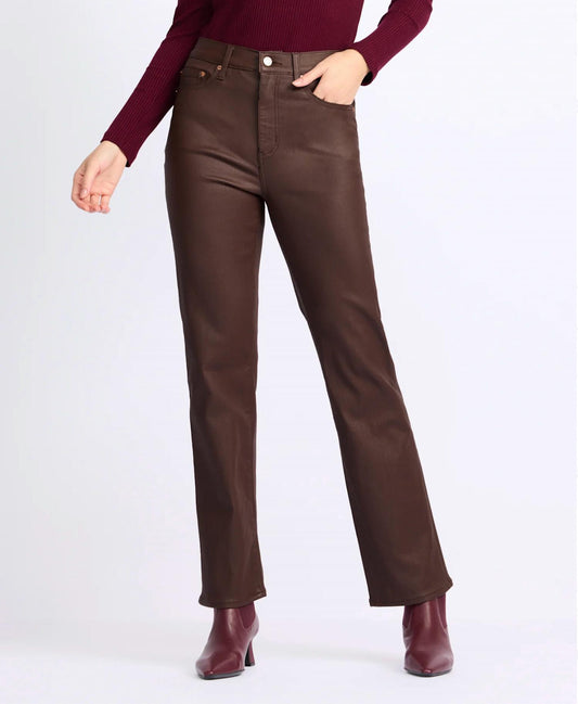 Daze - Emelia Vintage Straight Leather Pants