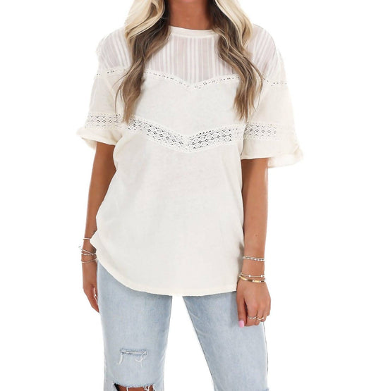Free People - Dorothy Short Sleeve Tee
