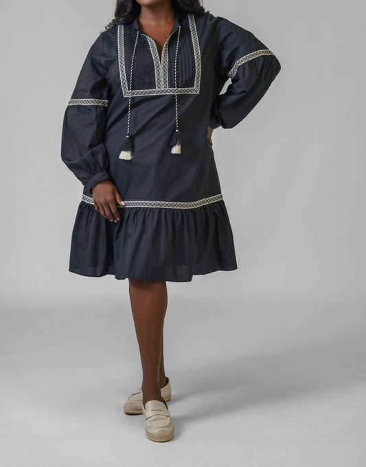 Marie Oliver - Mimi Long Sleeve Mini Dress - Plus