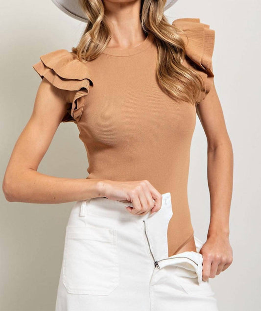 Ee:Some - All Ruffled Bodysuit