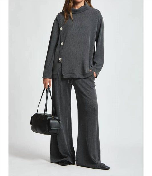 Dear Scarlett - Cowl Ribbed Pants