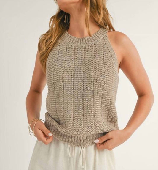 Sage The Label - Savannah Halter Sweater