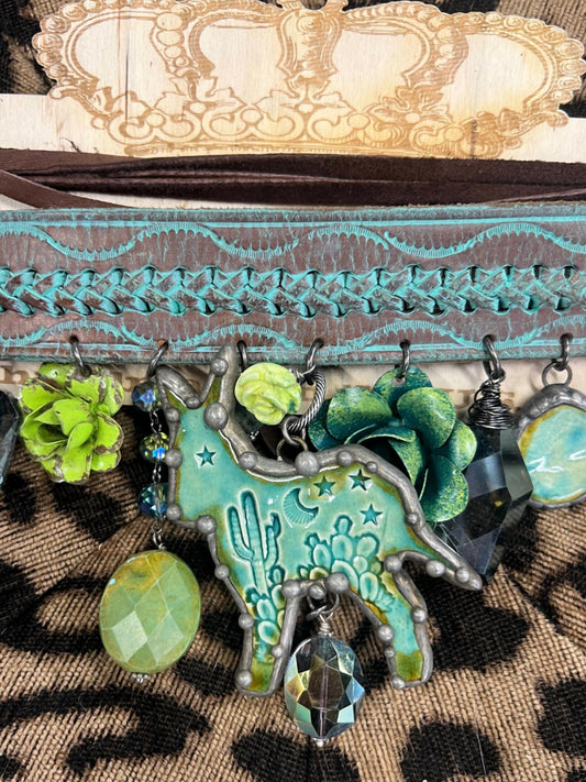 Art By Amy Labbe - Women's Leather Choker or Belt