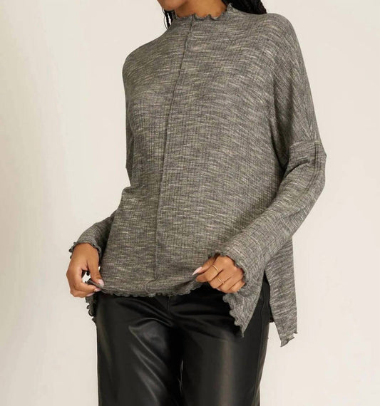 Project Social T - Sea Of Love Seamed Long Sleeve Top