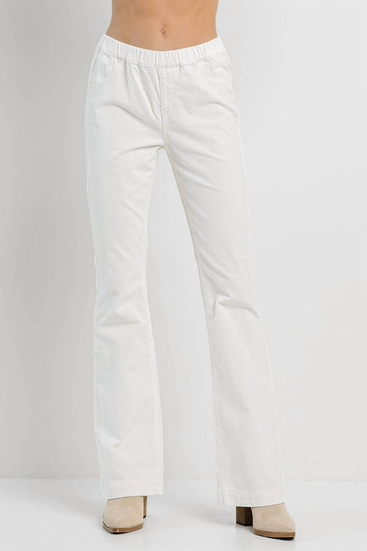 Jelly Jeans - Corduroy Pull On Flare Leg Jeans