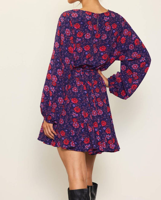 Skies Are Blue - Floral Printed Mini Dress