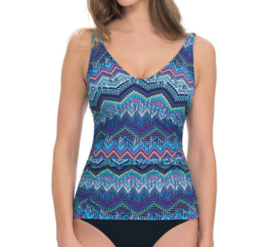 Profile By Gottex - E-Cup V-Neck Tankini Top