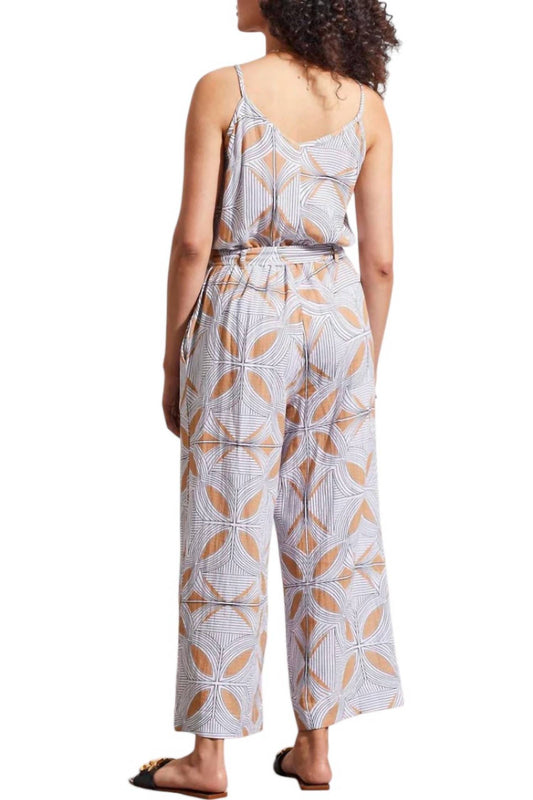 Tribal - Button Front Jumpsuit