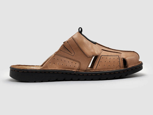 Kcr Group - Men's Lounge Leather Sandals