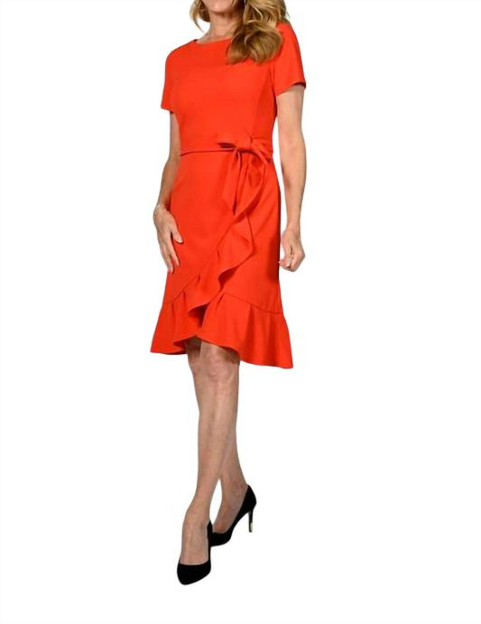 Frank Lyman - Ruffle Knit Dress