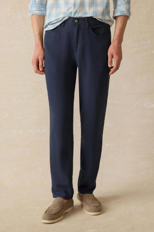 Faherty - Movement Linen 5-pocket Pant