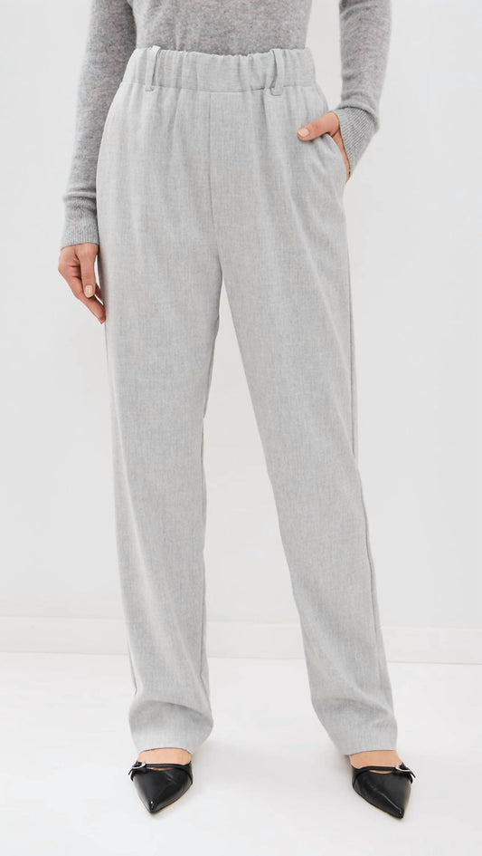Enza Costa - Wool Suiting Pull On Trouser