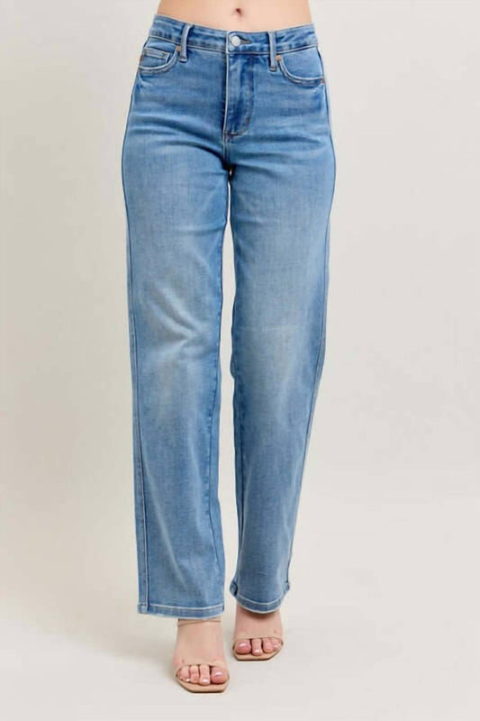 Judy Blue - Tummy Control Vintage Wash Straight Jean