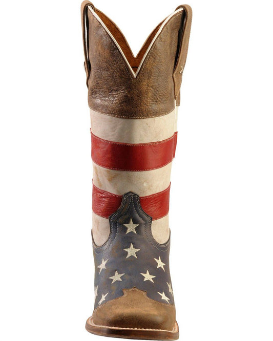 Roper - Men's Waving The Flag 13" Square Toe Cowboy Boots