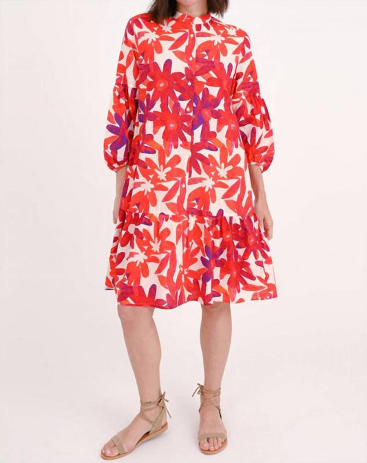 0039 Italy - Mila Ruffled Skirt Mini Dress