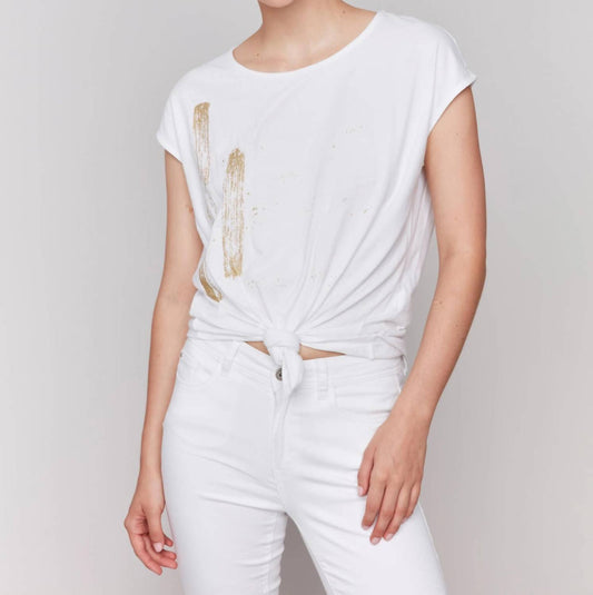 Charlie B - cap sleeve top